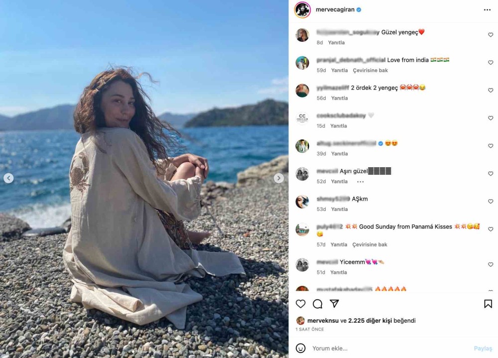 merve cagiran in deniz kenari paylasimi begeni topladi guzel yengec